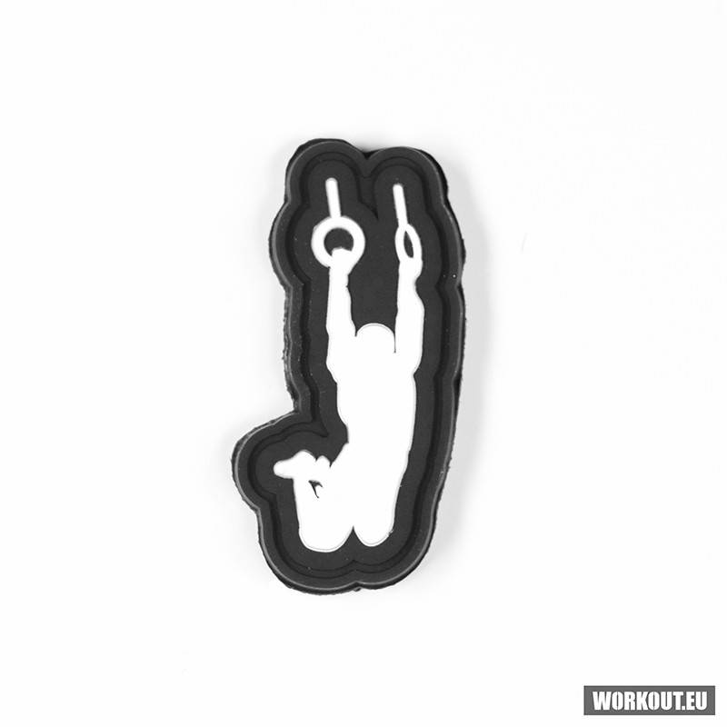 Rubber Velcro patch WORKOUT - RMU 5 x 2 cm