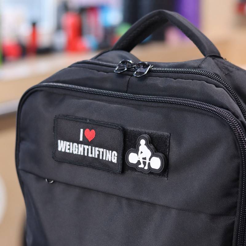 Nášivka se suchým zipem WORKOUT - Deadlift 5 x 4 cm