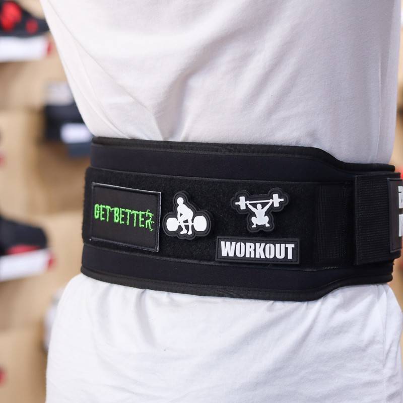 Nášivka se suchým zipem WORKOUT - Deadlift 5 x 4 cm