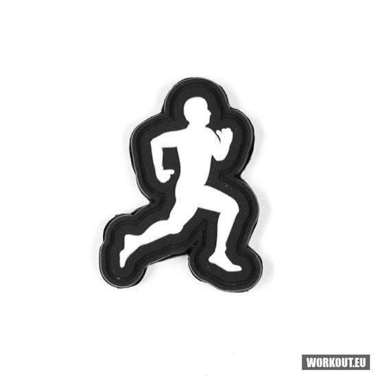 Nášivka se suchým zipem WORKOUT - Run 5 x 4 cm
