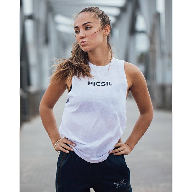 Damentop Picsil Core - weiss