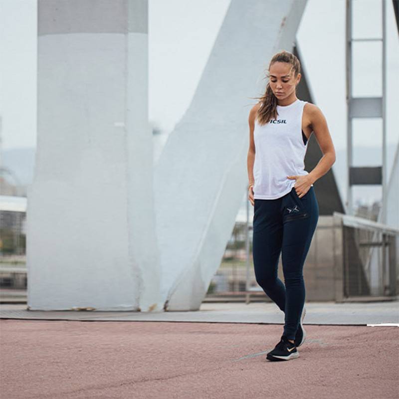 Woman top Picsil Core - white