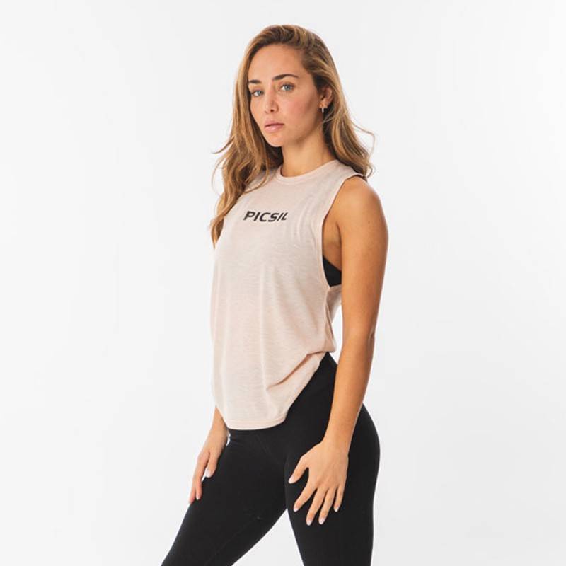 Dámský top Picsil Core - Light orange