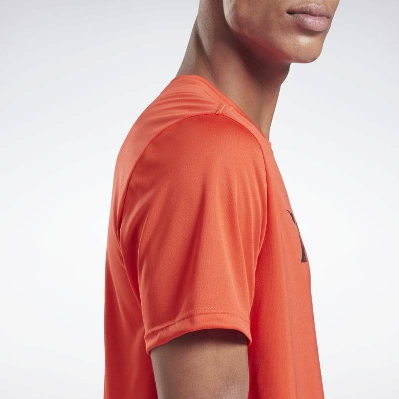 Man T-Shirt Workout POLY GRAPHIC SS TEE - GJ0896