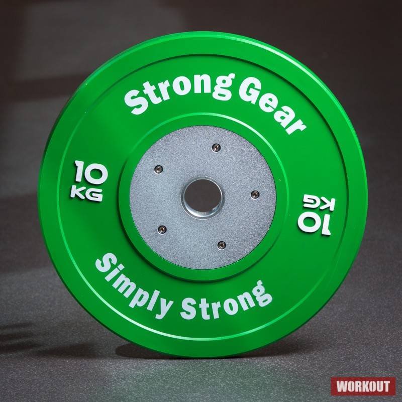 Competition Bumper Plate 10 kg - Green