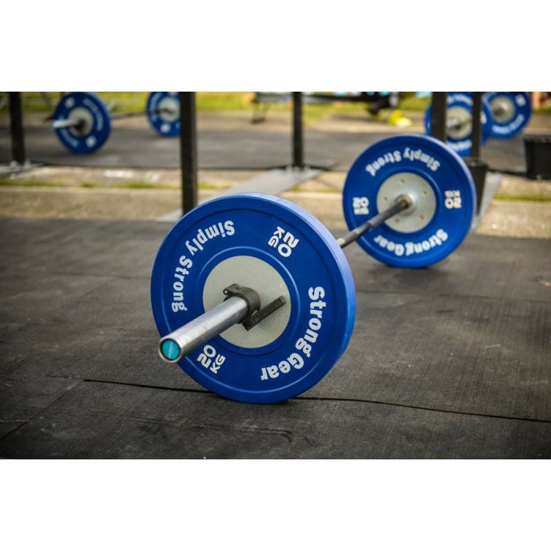 Hantelscheibe Bumper - 20 kg blau
