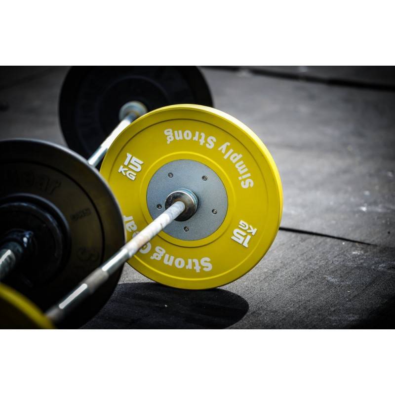 Competition Bumper Plate 15 kg Yellow