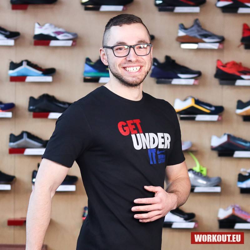 Nike Mens Tee Get under it - Black/Red/Blue/White