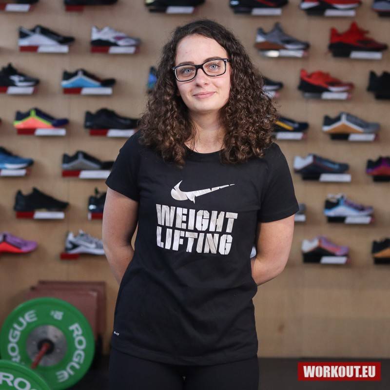 Woman T-Shirt Nike Weightlifting - black