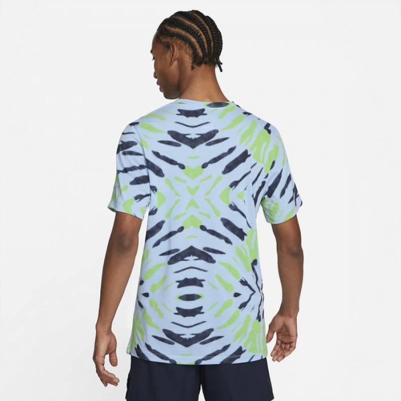 Herren T-Shirt Nike Dri Fit Festival - blau