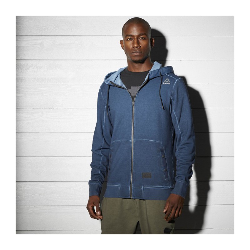 Mikina NOBLE FIGHT FULL-ZIP HOOD BK1992