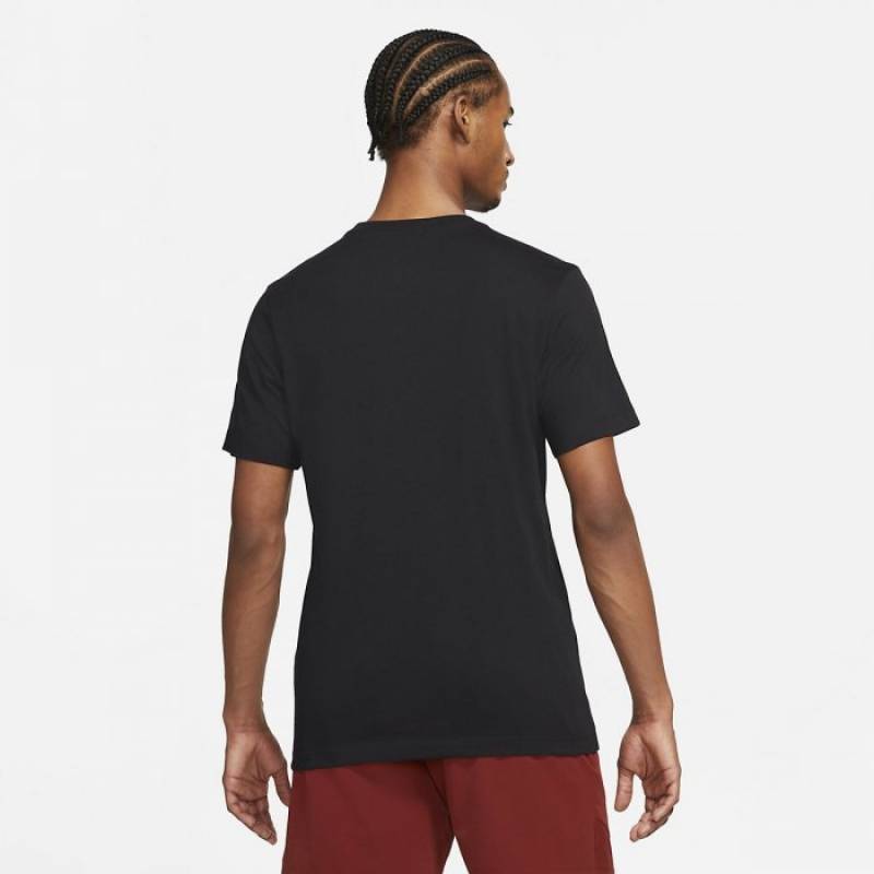 Pánské tričko Nike Dri Fit Gym Rat - Black 