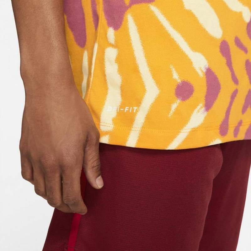 Herren T-Shirt Nike Dri Fit Festival - mango