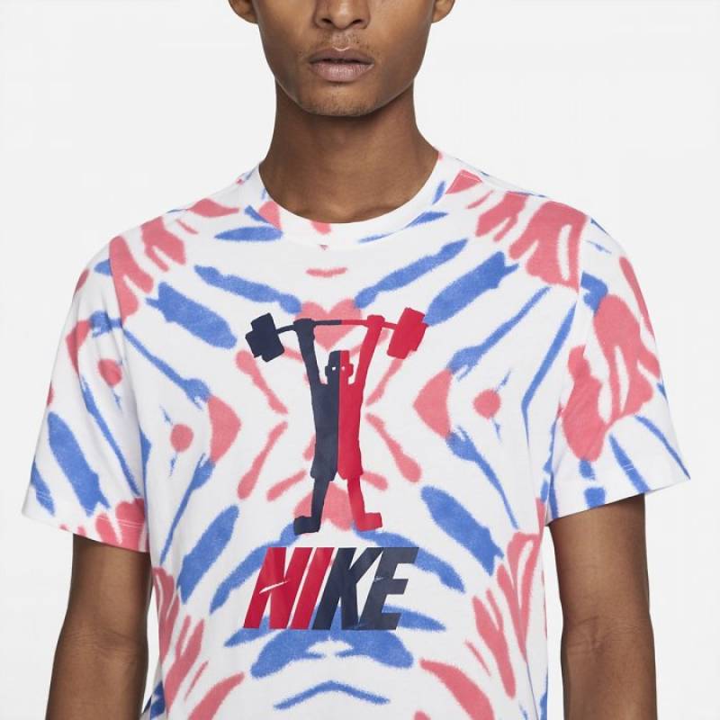 Man T-Shirt Nike Dri Fit Festival - White