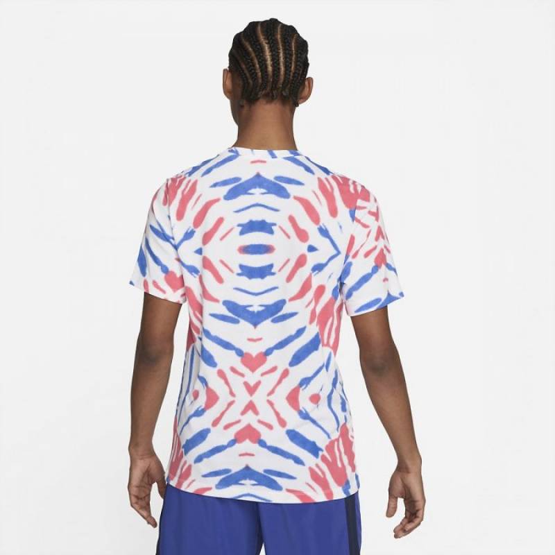 Man T-Shirt Nike Dri Fit Festival - White