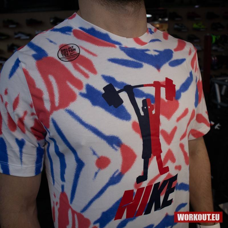 Pánské tričko Nike Dri Fit Festival - White