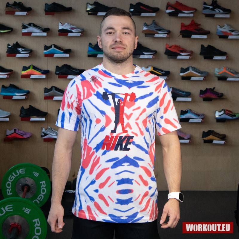 Pánské tričko Nike Dri Fit Festival - White