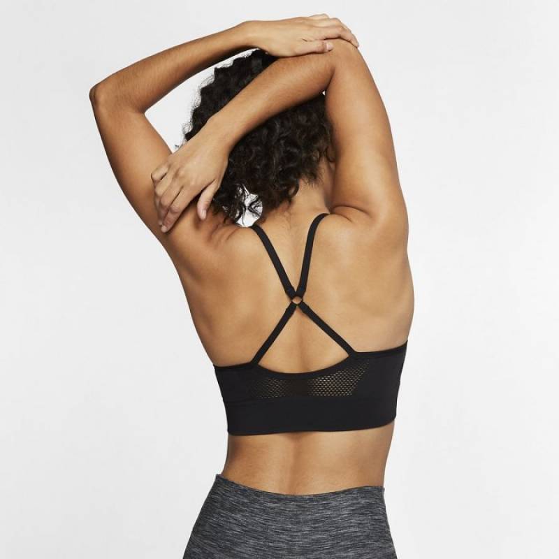 Damen BH Nike Indy - schwarz/DK grau