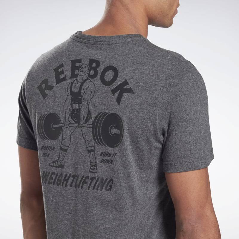 Man T-Shirt Reebok Weightlifting Tee 