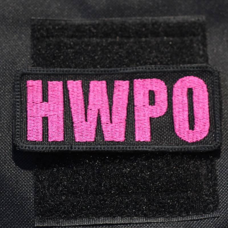 Velcro patch HWPO pink