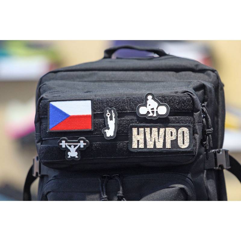 Patch HWPO metalic silver