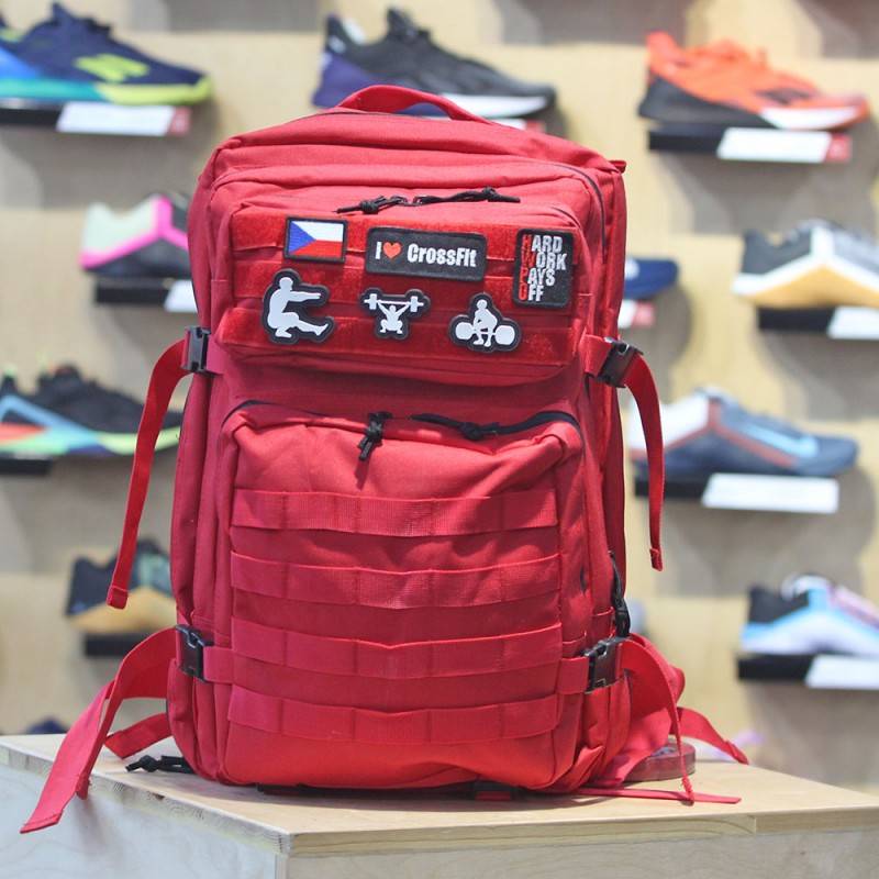 Patch Hard Work Pays Off (HWPO) red - small