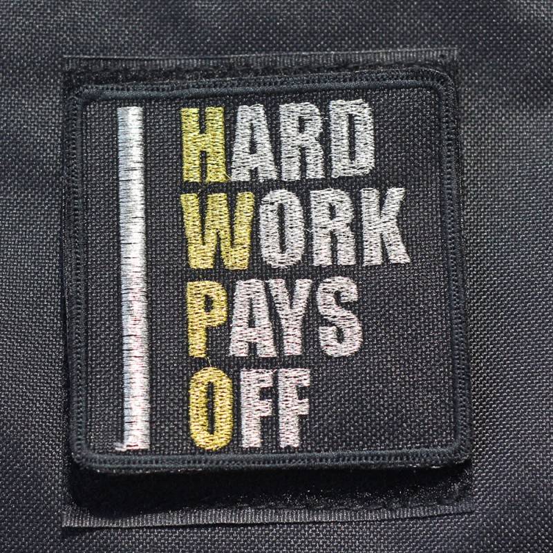 Patch Hard work pays off HWPO gold - big