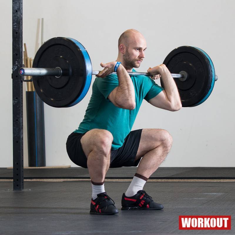 Vzpěračské boty WORKOUT - black/red