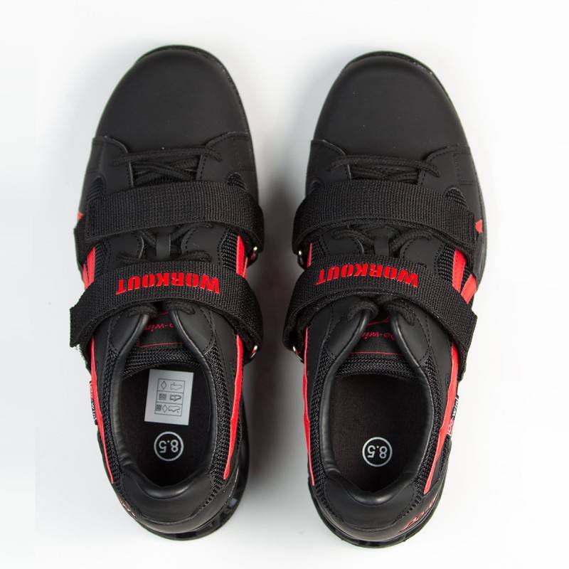 Vzpěračské boty WORKOUT - black/red