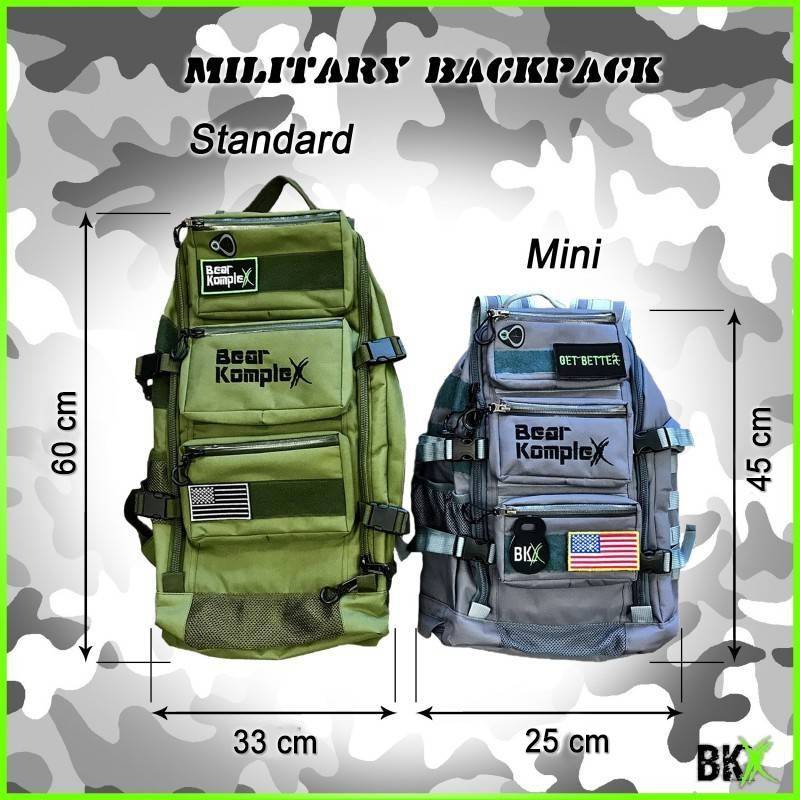 Batoh Bear KompleX Mini Military Backpack - 25l - šedivý