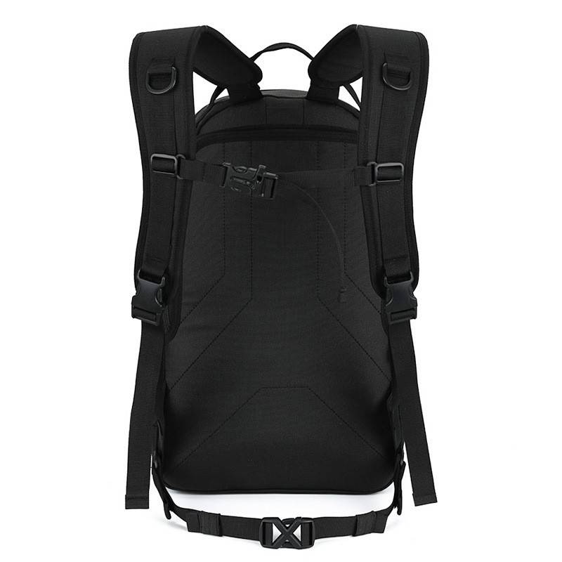 Tactical training bag with MOLLE system - black