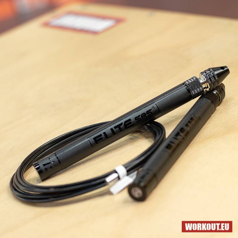 Elite speed rope ELITE SRS Bullet FIT Rope Black/YELLOW