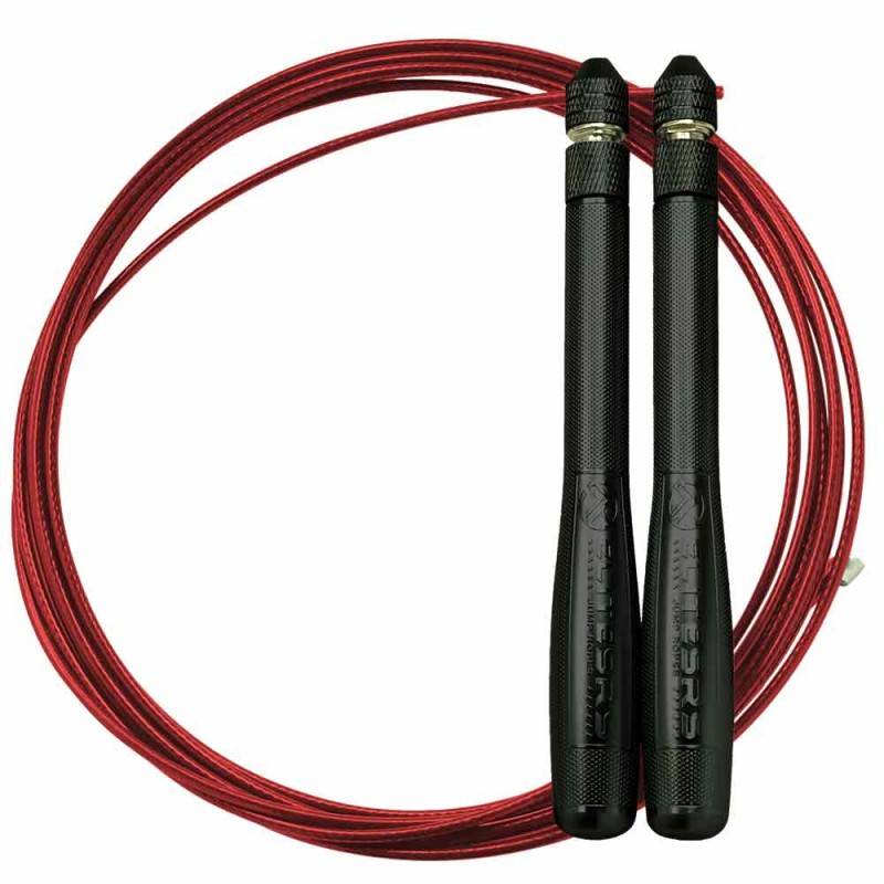 Speed rope Top bullet comp EliteSRS black - red cable
