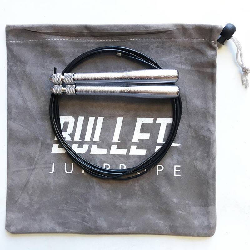 Top švihadlo bullet comp EliteSRS černé - červené lanko