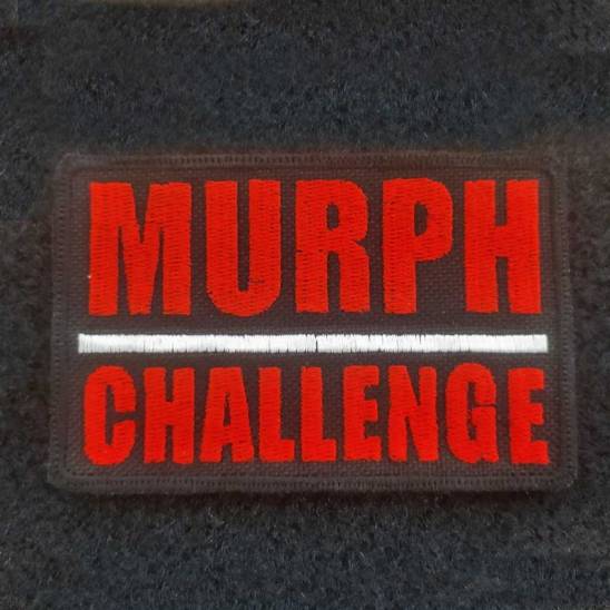 Workout Nášivka MURPH CHALLENGE black/red