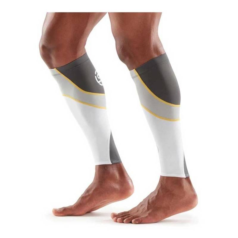 Lýtkové kompresní návleky Skins Essentials Calftights White