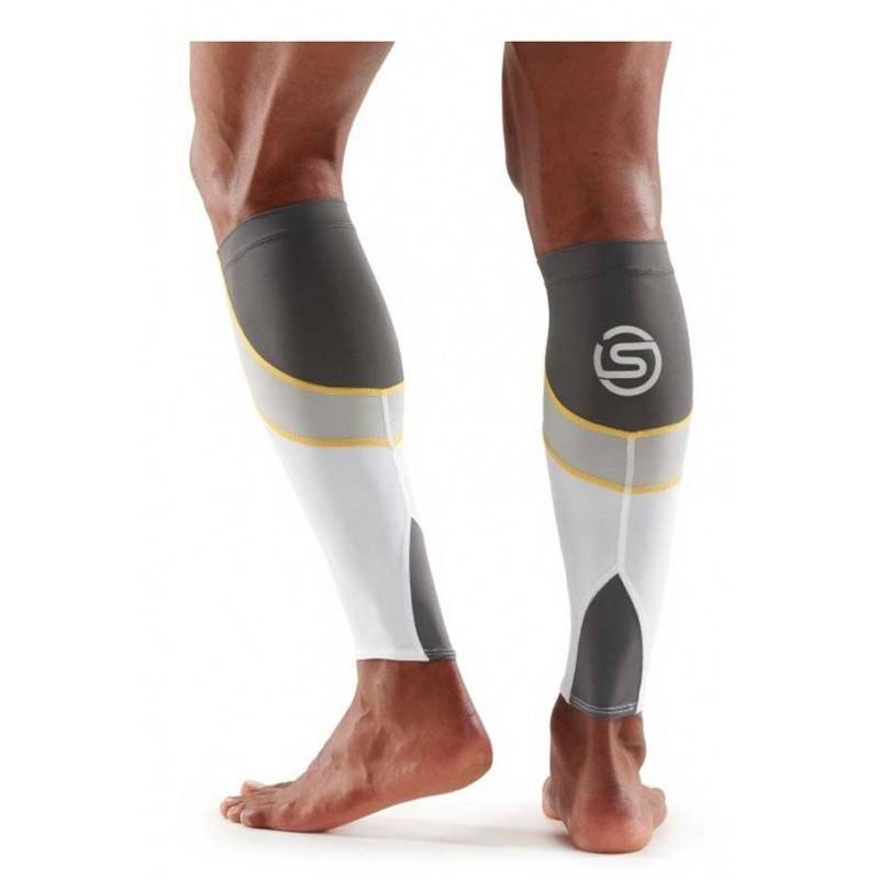 Lýtkové kompresní návleky Skins Essentials Calftights White