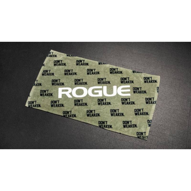 Handtuch Rogue Dont weaken - militärgrün