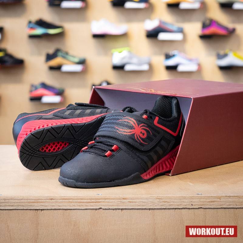 Gewichtsheben Schuhe SPYDER TRAPDOOR - schwarz/rot