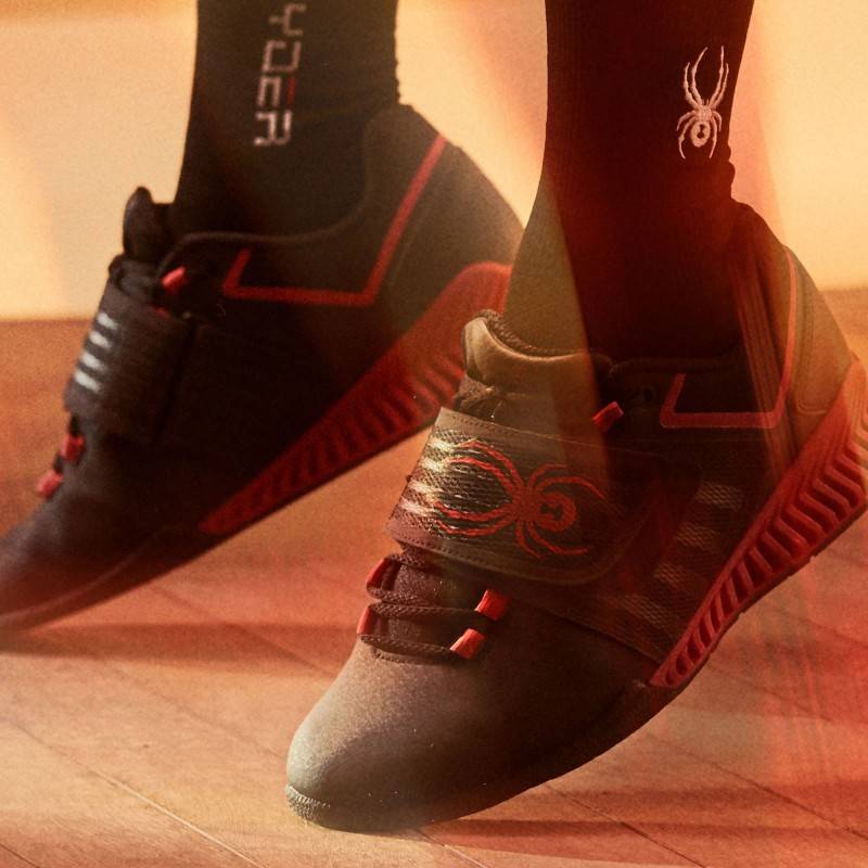 Gewichtsheben Schuhe SPYDER TRAPDOOR - schwarz/rot