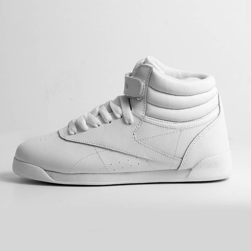 Kids white shoes for aerobics