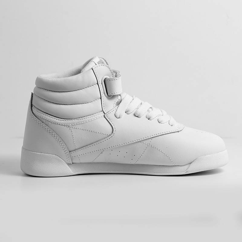 Kids white shoes for aerobics