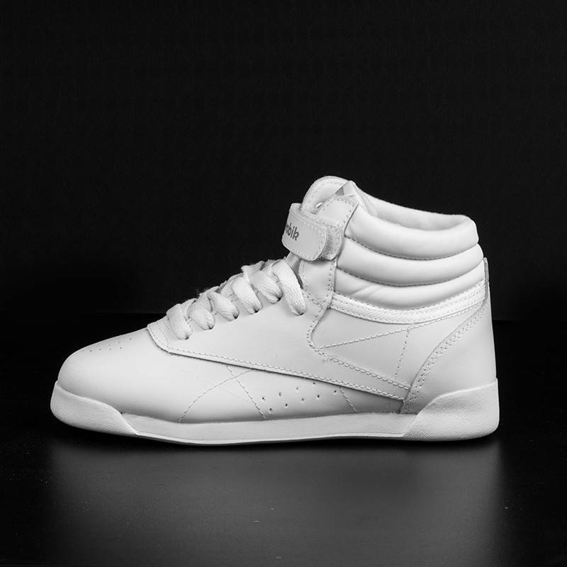 Kids white shoes for aerobics