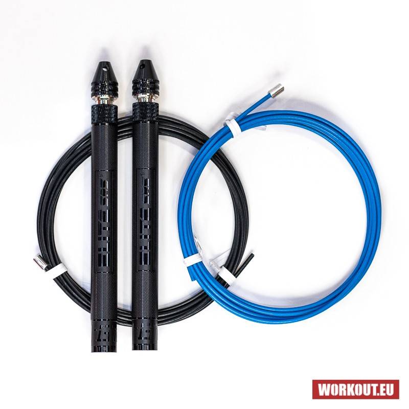 Elite speed rope ELITE SRS Bullet FIT Rope Black/blue