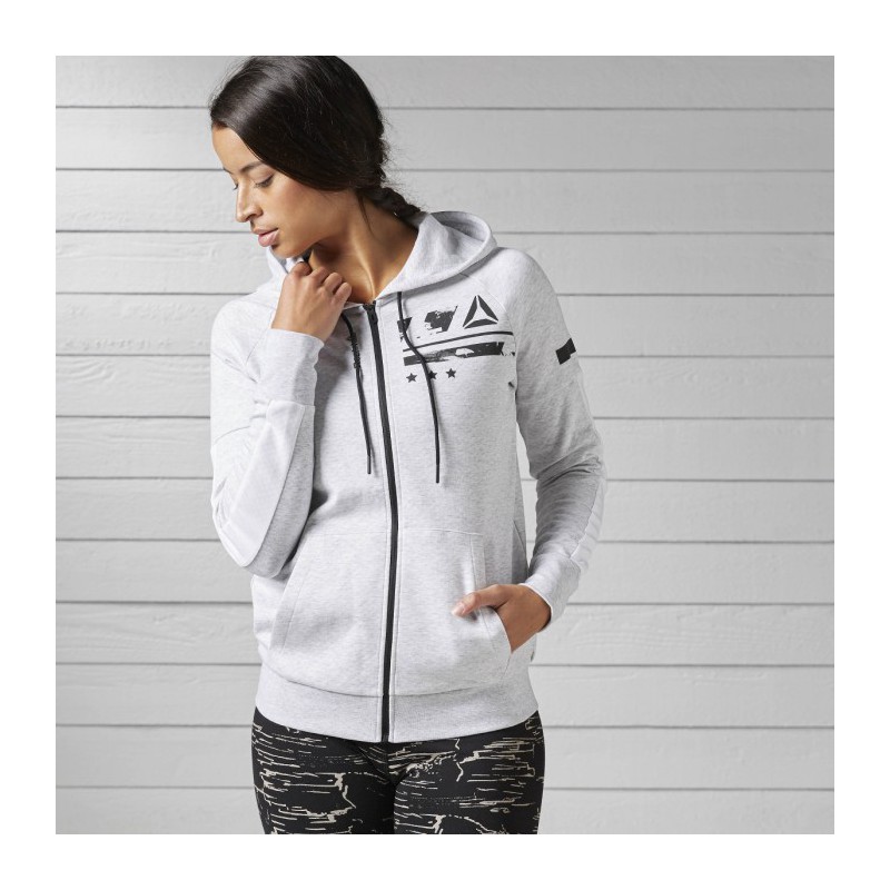 Dámská mikina WOR CS FZ HOODIE BK2896