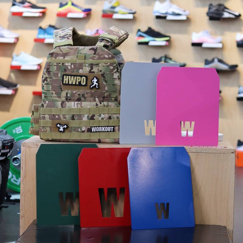 2 x 2.41 kg plates for a weight vest WORKOUT - WOMEN MURPH (14 lb with vest)