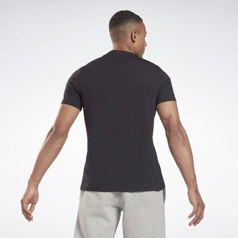 Man T-Shirt Reebok - animal black