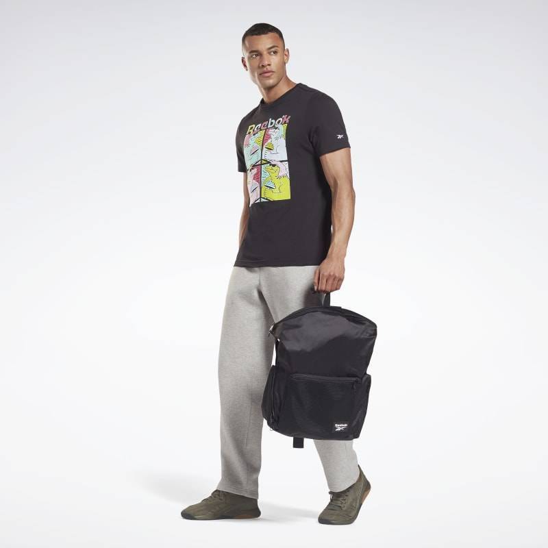 Man T-Shirt Reebok - animal black