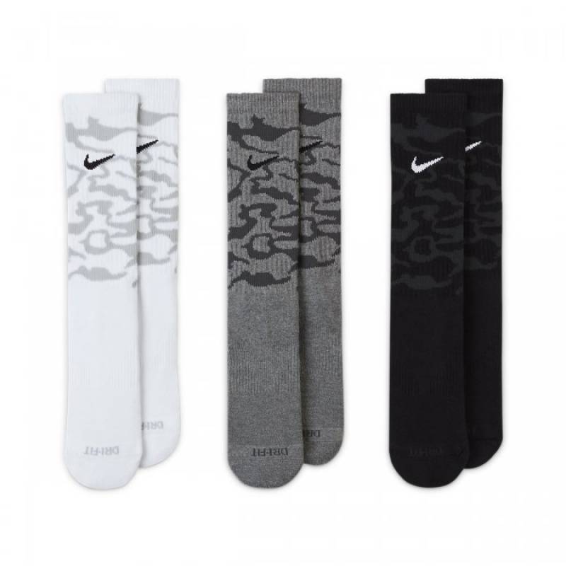 Tréninkové socks Nike black/grey/white