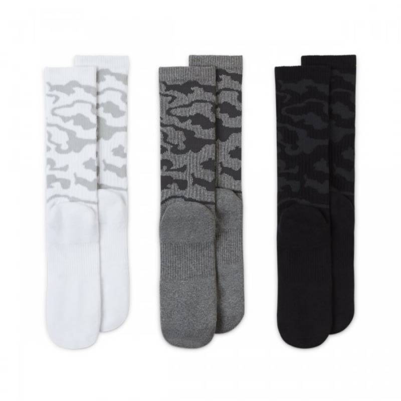 Tréninkové socks Nike black/grey/white